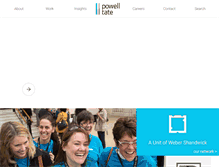 Tablet Screenshot of powelltate.com